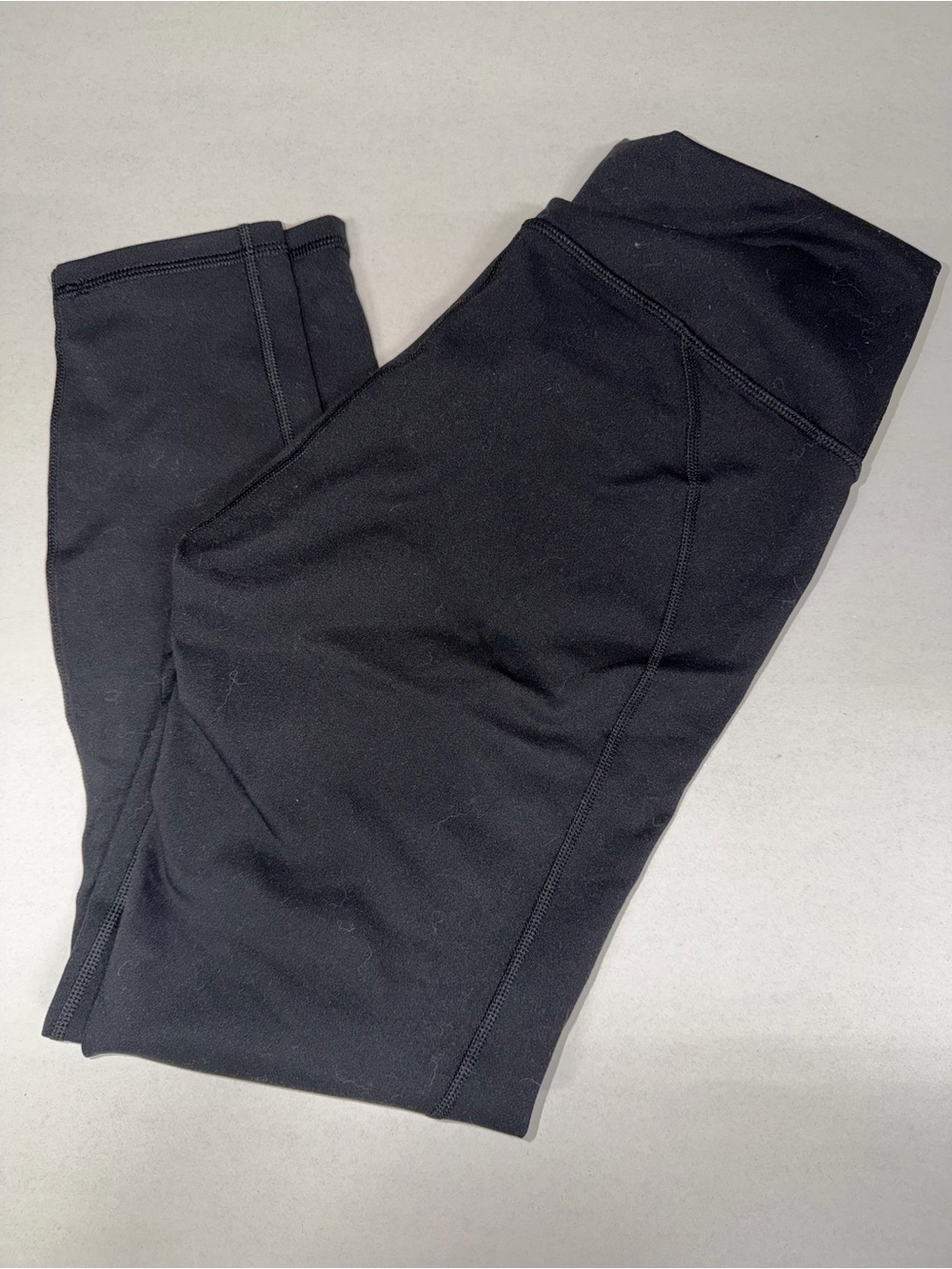 Women’s Fabletics Black High-Waist Athletic Leggings Size Medium